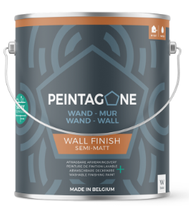 [WFBTR2,5LT] PEINTAGONE 2,5L Wall Finish Semi-Matt Base TR Tons Vifs