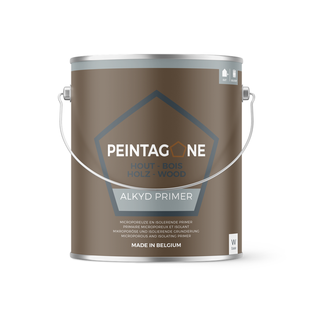 PEINTAGONE 2,5L ALkyd Primer Base White