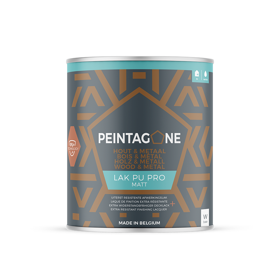 PEINTAGONE 1L Lak PU Pro Mat Base White Tons Pastels