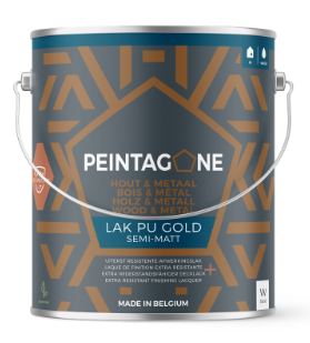 [LPUGBTR2,5LT] PEINTAGONE 2,5L Lak PU Gold Base TR Tons Vifs
