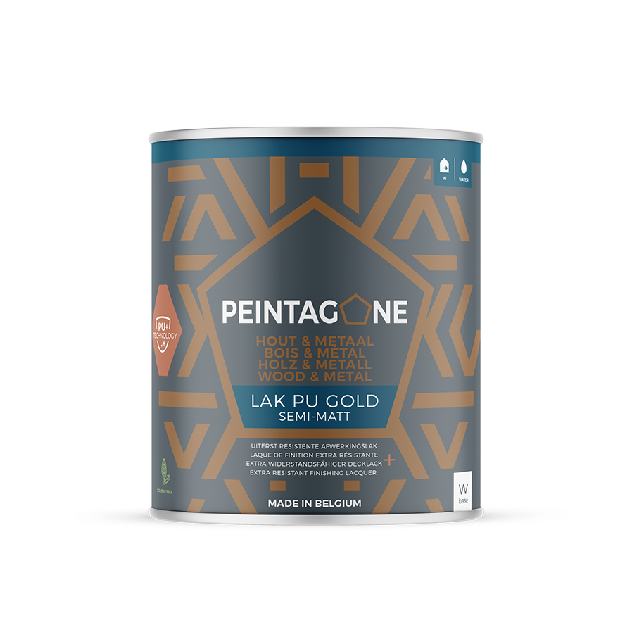 PEINTAGONE 1L Lak PU Gold Base M Tons Vifs
