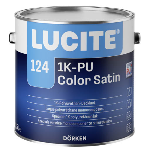 Lucite 124 1K PU COLOR SATIN 2.5L Mix
