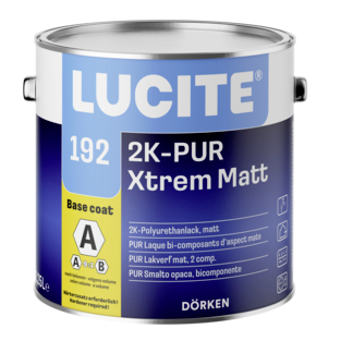 [340553] Lucite 192 2K PUR XTREM MATT 0.9L Blanc
