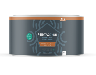 [WFBW0,5L] PEINTAGONE 0,5L Wall Finish Semi-Matt Base White