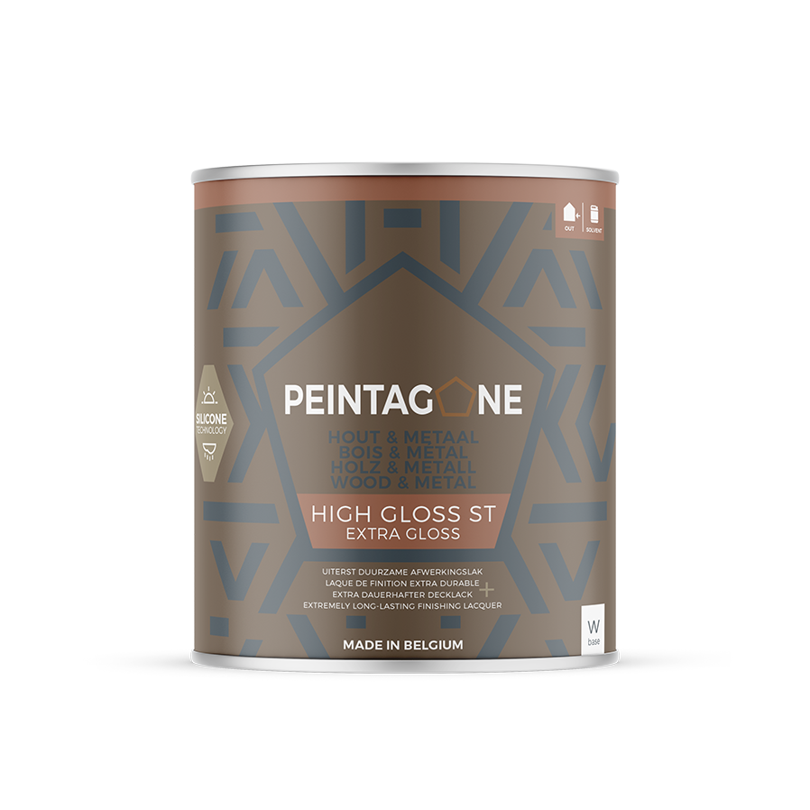 [HGBC1L] PEINTAGONE 1L High Gloss ST Base White Tons Pastels