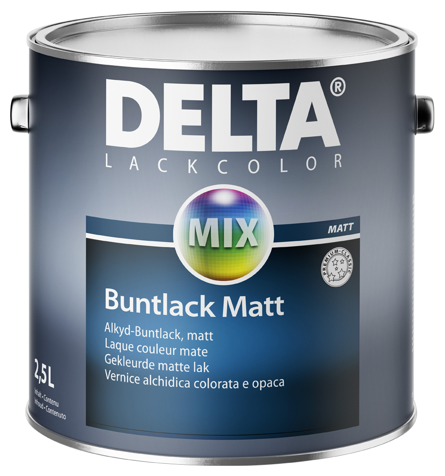 Delta Buntlack MATT 1L Mix