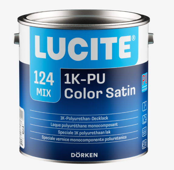 Lucite 124 1K PU COLOR SATIN 1L Blanc