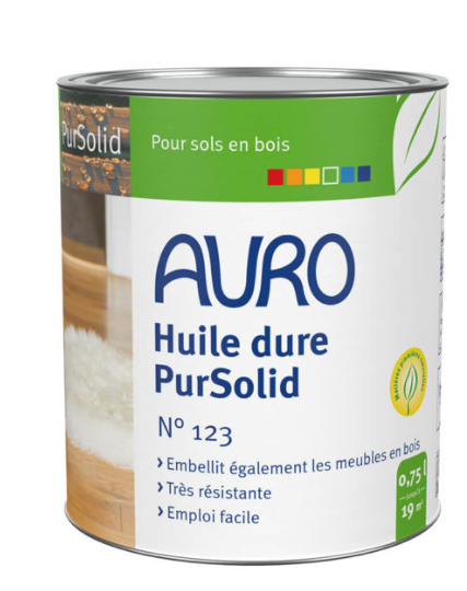 [123-00-02500] AURO 123 Huile Dure (Pur Solid) - 2.5L