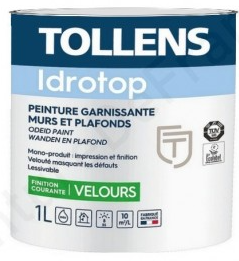 TOLLENS Idrotop Velours - 5L - Blanc