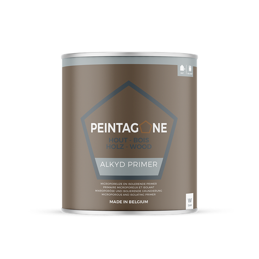 [PEXBW1LT] PEINTAGONE 1L Alkyd Primer Base White Tons Pastels