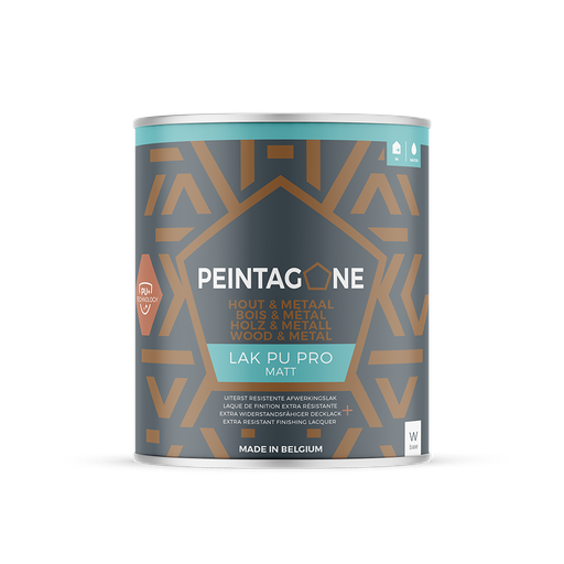 [LPUPMBM1LT] PEINTAGONE 1L Lak PU Pro Mat Base M Tons Vifs