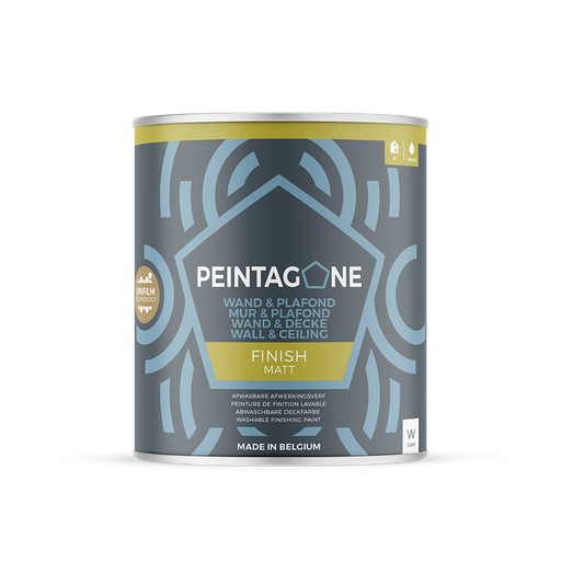 [FMBW1LT] PEINTAGONE 1L Finish Matt Base White Tons Pastels