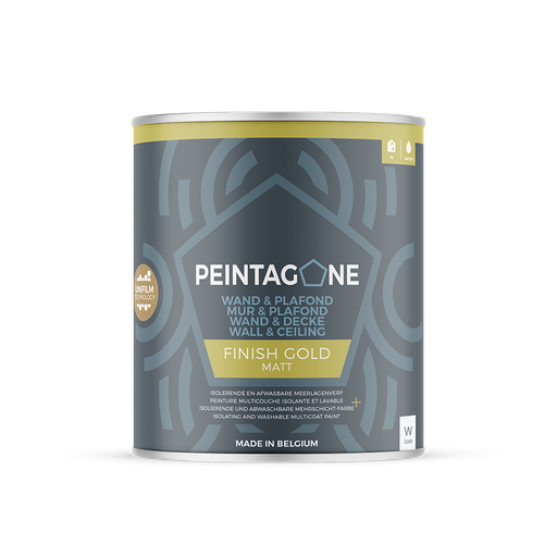 [FGBW1L] PEINTAGONE 1L Finish Gold Base White