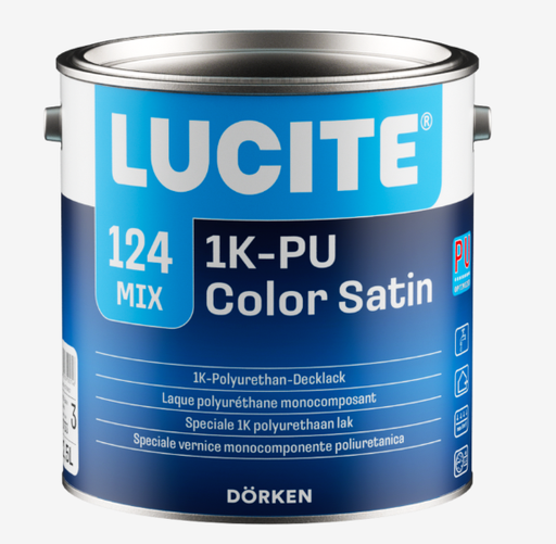[700012] Lucite 124 1K PU COLOR SATIN 1L Mix