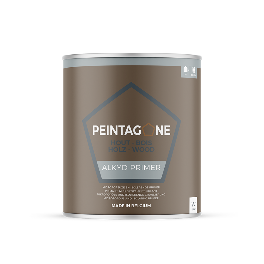 PEINTAGONE 1L Alkyd Primer Base White