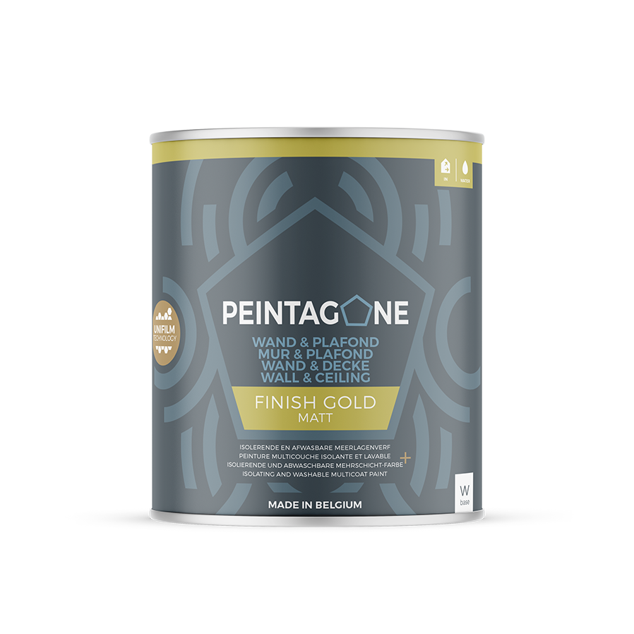 PEINTAGONE 1L Finish Gold Base M Tons Vifs