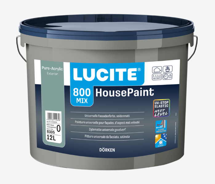 Lucite 800 HousePaint 1000T Blanc 12L