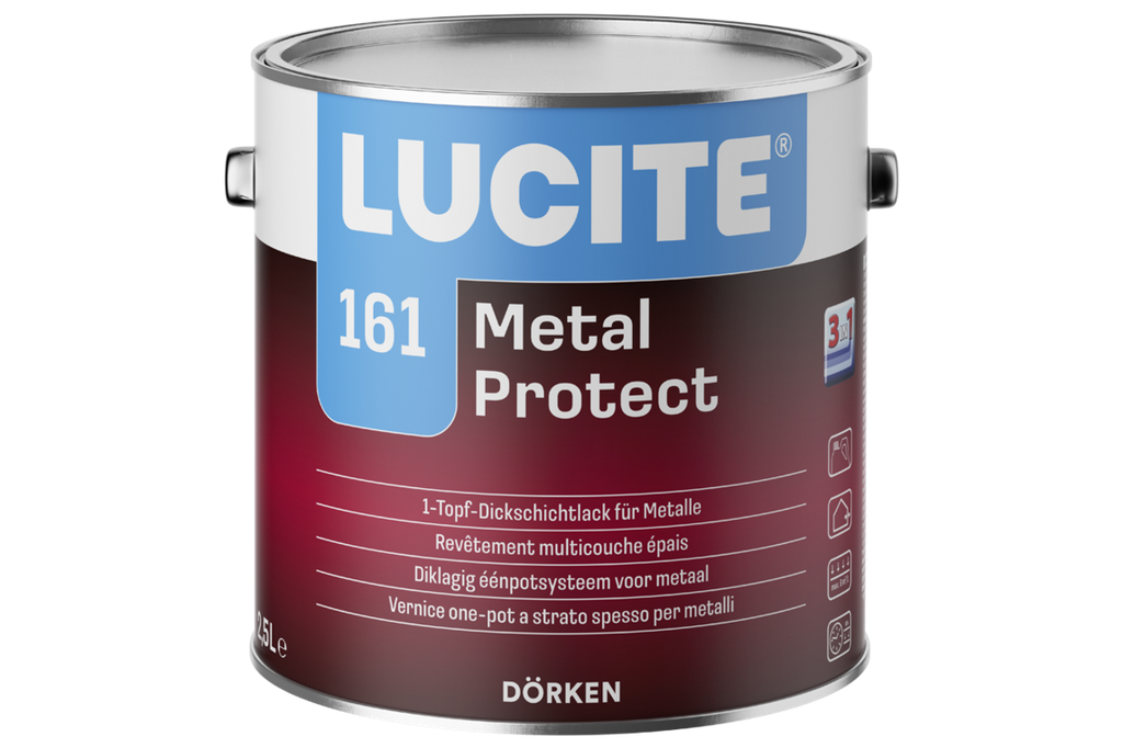 LUCITE 161 MetalProtect Satin 1L Blanc
