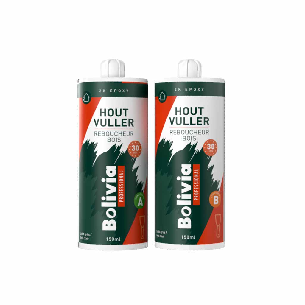 BOLIVIA Reboucheur bois 2K Epoxy 300ml