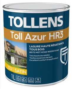 TOLLENS Toll Azur HR3 Satin - 1L - Blanc