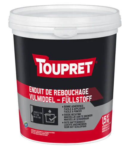 TOUpret Enduit de rebouchage Pâte 1.5KG