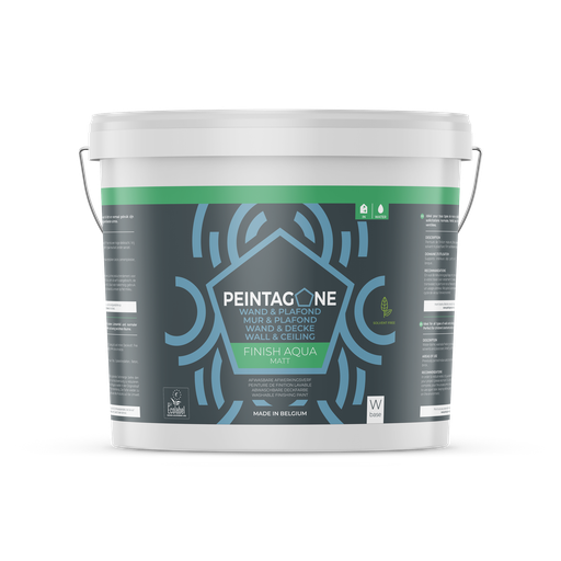 [FAQMBW4] PEINTAGONE 4L Finish Aqua Matt Base White