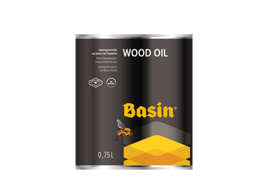 [PU 0900] Basin WOOD OIL transparent 0.75 L