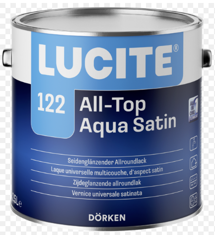 [700055] Lucite 122 ALLTOP AQUA SATIN 2.5L Mix