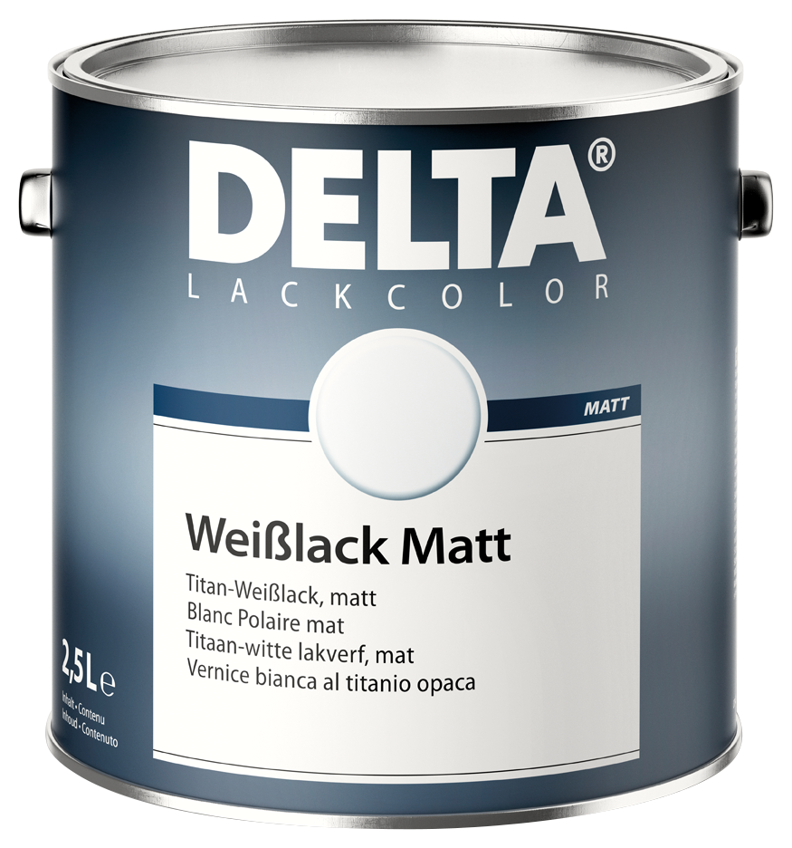 [353102] Delta WEISSLACK MATT 0.75L Blanc