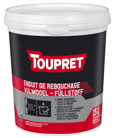 TOUpret enduit de rebouchage pâte 1.5KG